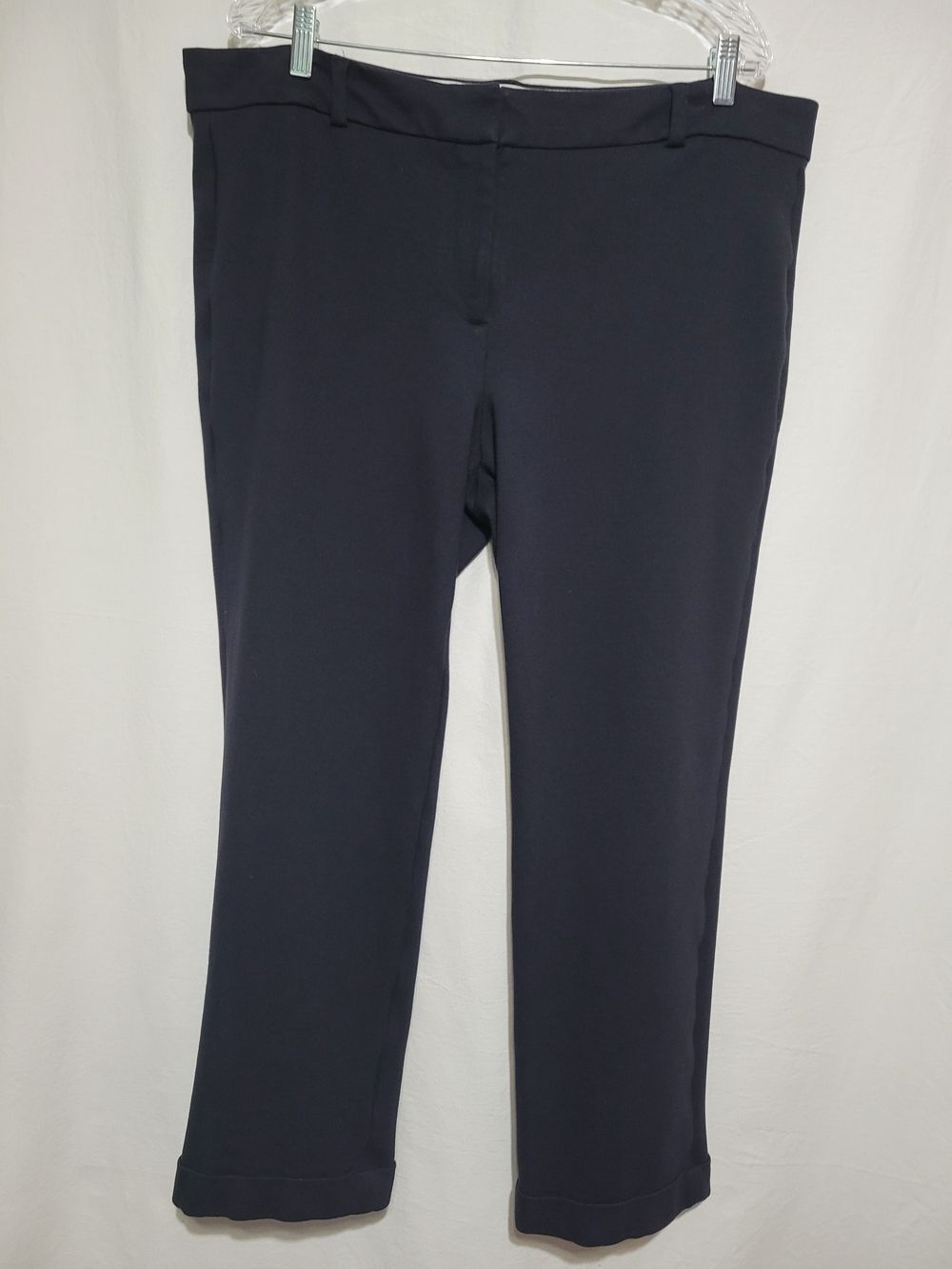 Lands' End Women's Wide-Leg Pants in Black Business Casual